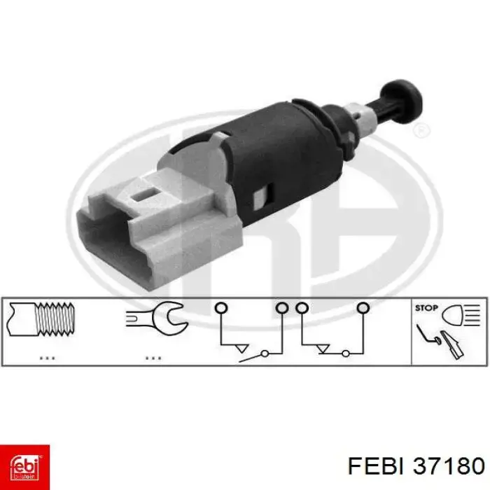 Comprar 37180 Febi Interruptor de luz de freno
