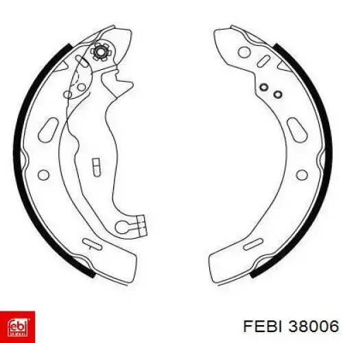 Zapatas de freno de tambor traseras Febi 38006 precio, desde 31,90 EUR
