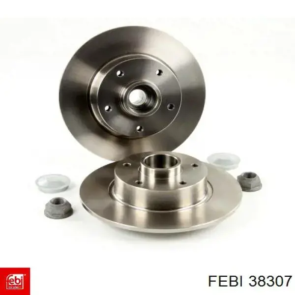 Disco de freno trasero 38307 Febi