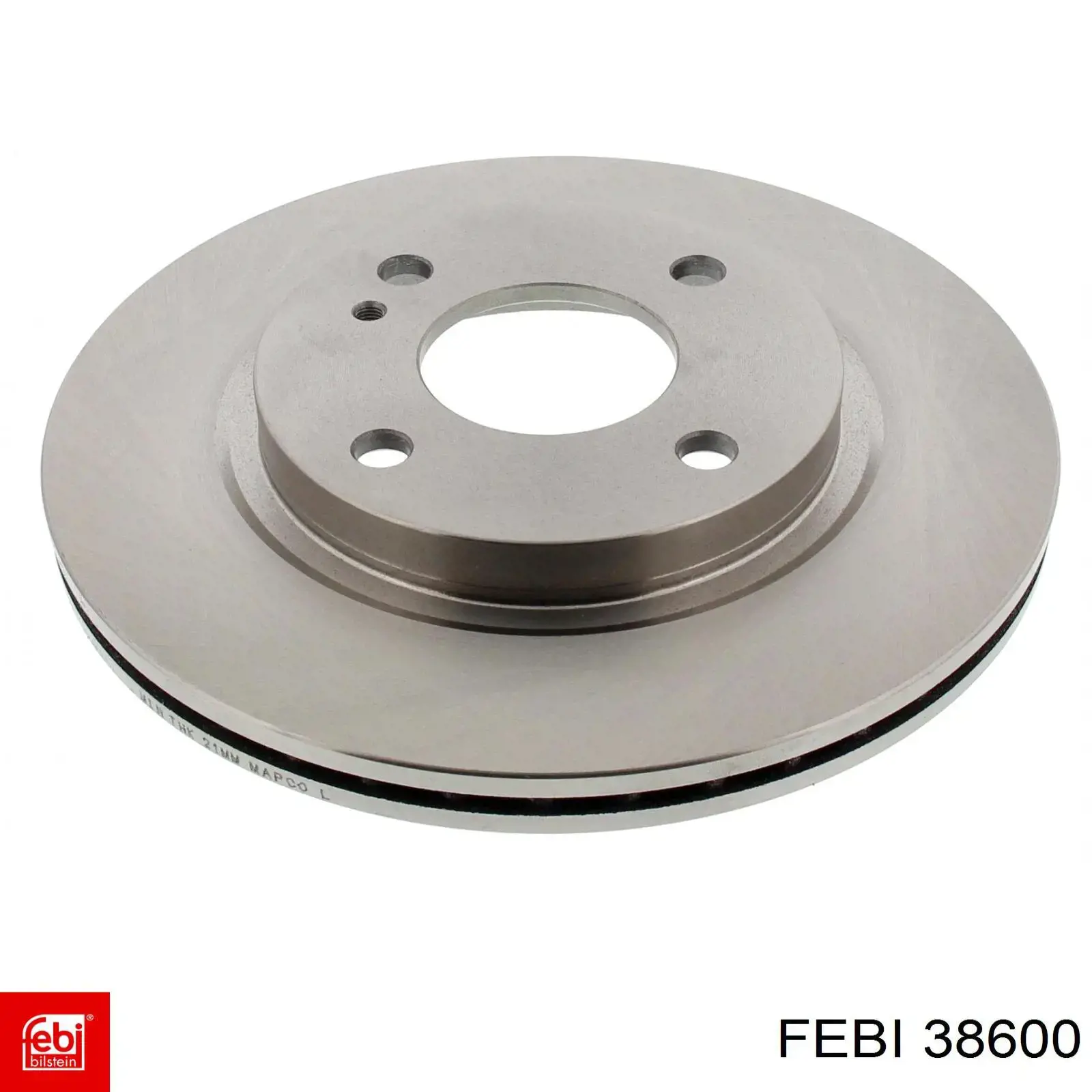 Disco de freno 38600 Febi