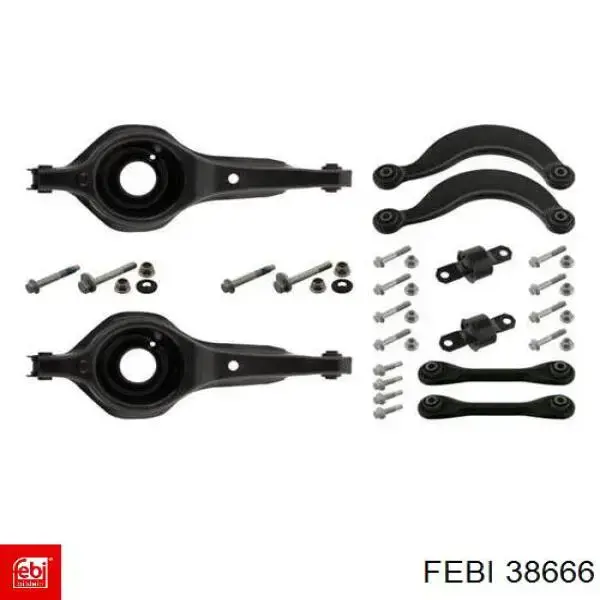 38666 Febi kit para brazo suspension trasera