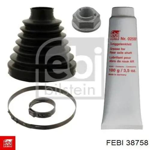 Abrazadera de cremallera de dirección Febi 38758 precio, desde 0,75 EUR