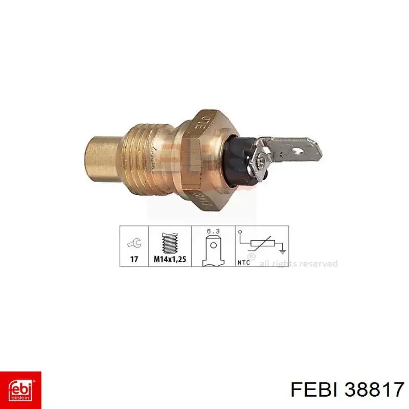 Carcasa del termostato Febi 38817 precio, desde 35,54 EUR