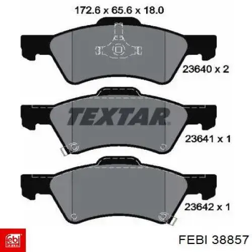Brazo direccion coche Febi 38857 precio, desde 18,27 EUR