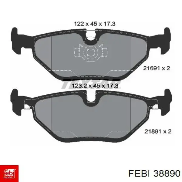 Comprar 38890 Febi Muelle delantero