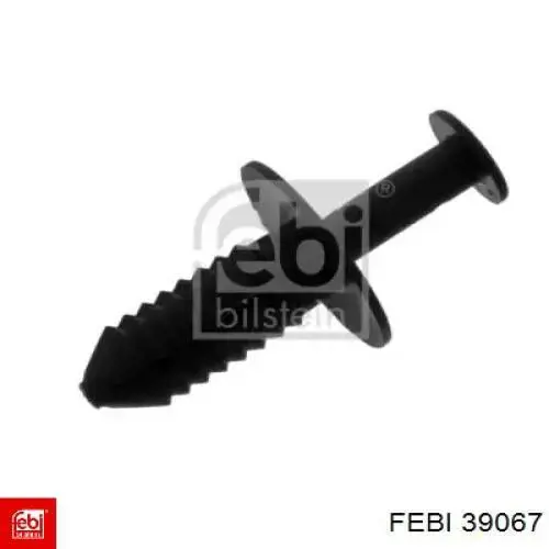 A124990049205 Mercedes Clip de fijación del guardabarros delantero