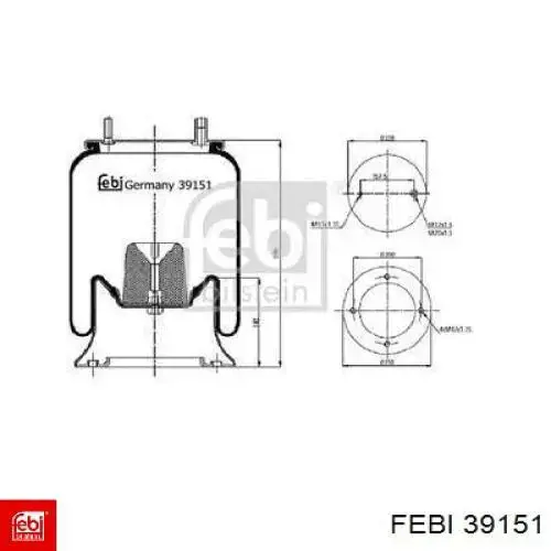 RML752675 Blacktech muelle neumático, suspensión