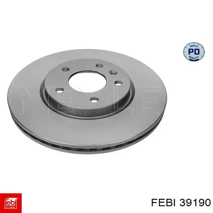 Disco de freno delantero Febi 39190