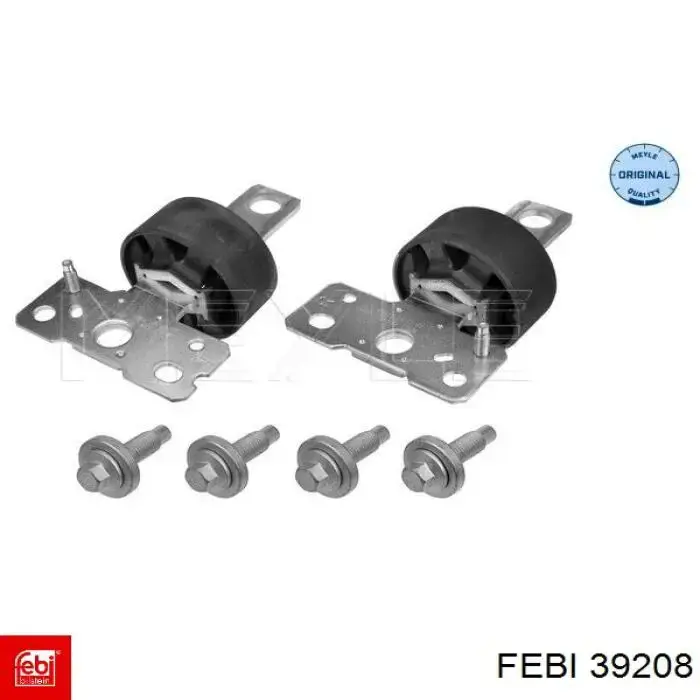 Buje delantero del brazo longitudinal trasero 39208 Febi