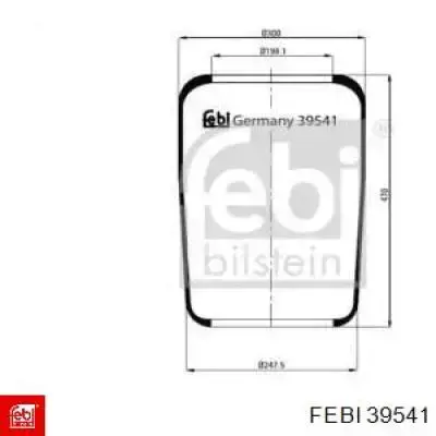 Comprar 39541 Febi Bolsa neumática del eje