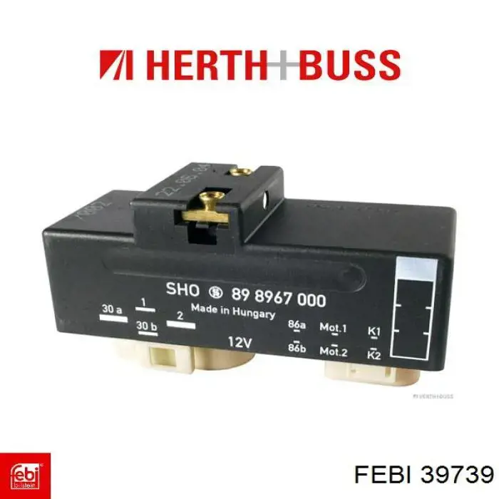 Comprar 39739 Febi Regulador de velocidad del ventilador de refrigeración (unidad de control)