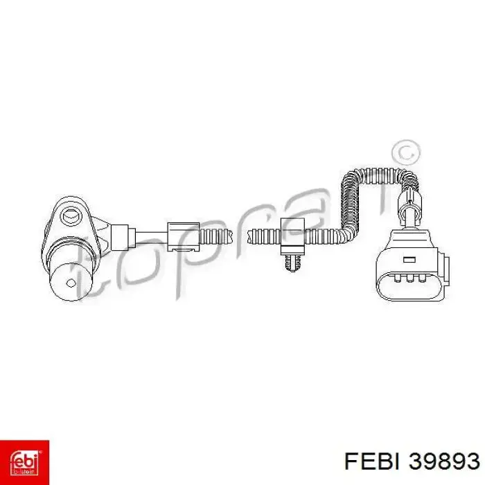 Generador de impulsos, cigüeñal  Febi 39893 precio, desde 26,42 EUR