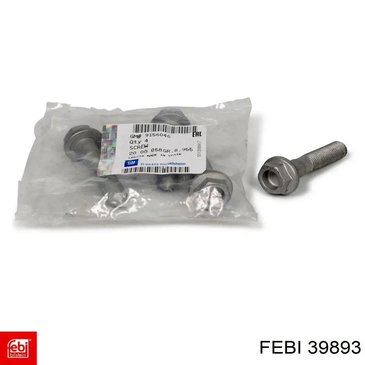 Sensor de cigüeñal 39893 Febi