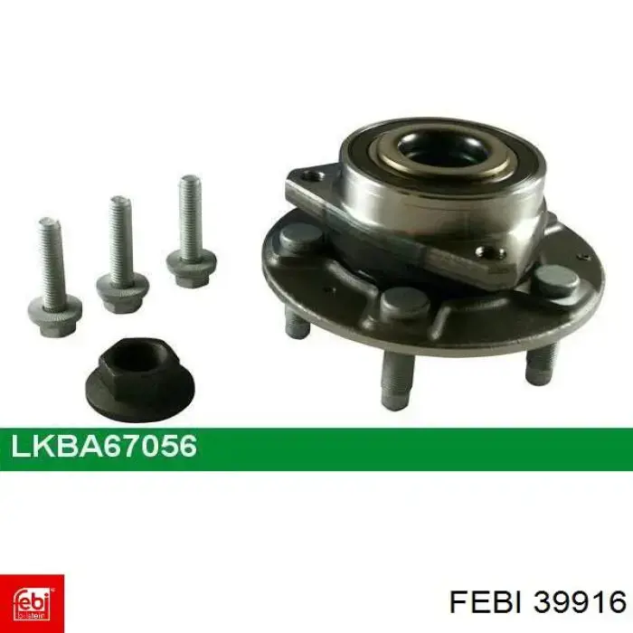 Buje de rueda Febi 39916