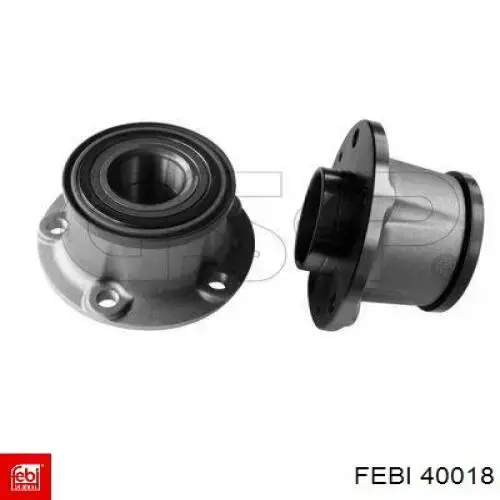 Cubo de rueda trasero 40018 Febi