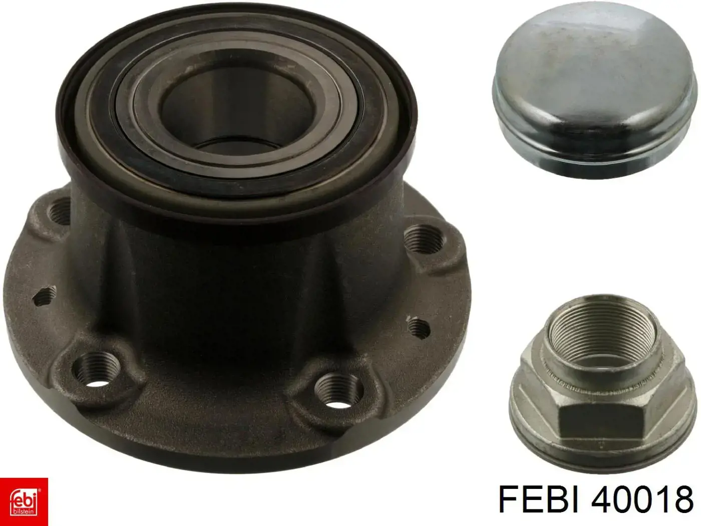 Comprar 40018 Febi Cubo de rueda, Eje trasero
