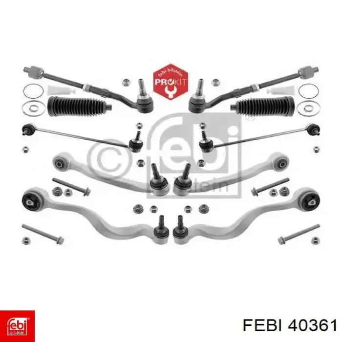 40361 Febi barra oscilante, suspensión de ruedas delantera, inferior izquierda