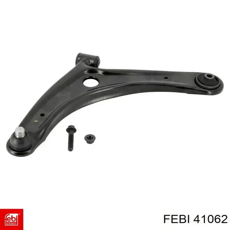Brazo inferior izquierdo de la suspensión delantera 41062 Febi
