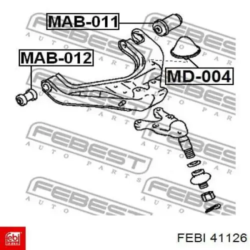 Comprar 41126 Febi Silentblock