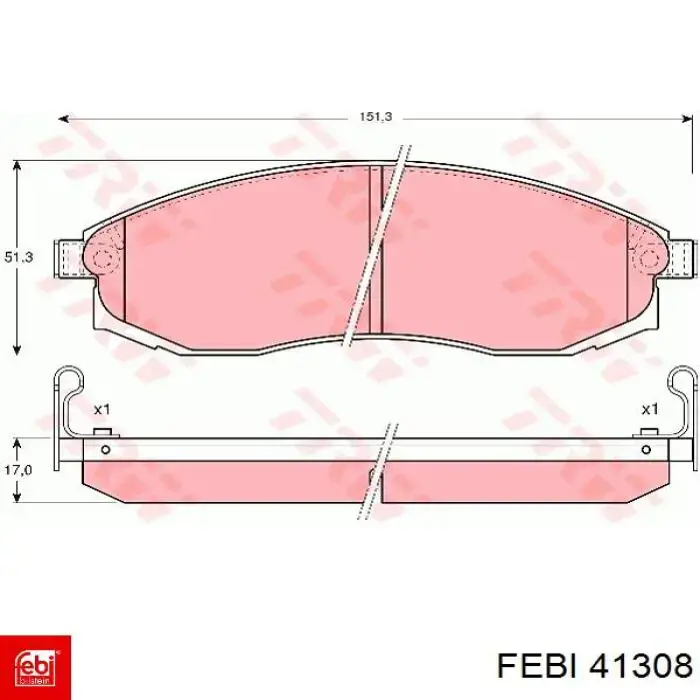 Brazo pitman Febi 41308