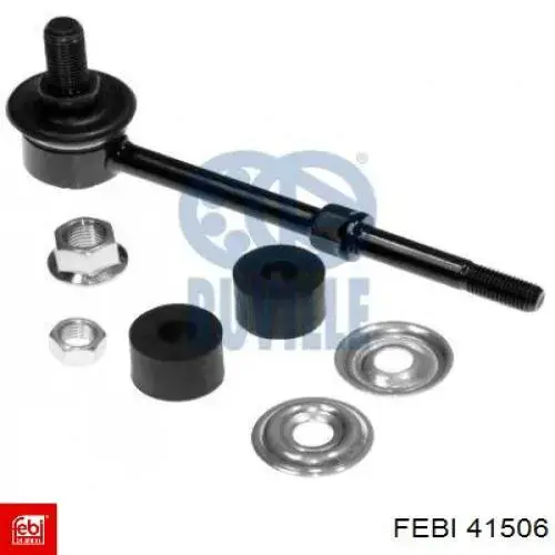 Soporte estabilizador, Eje delantero Febi 41506