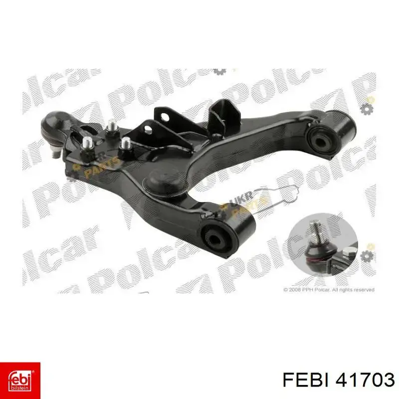Brazo inferior izquierdo de la suspensión delantera Febi 41703 precio, desde 75,50 EUR