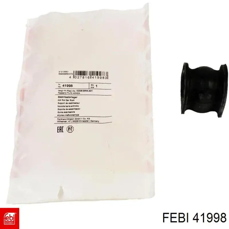 Buje de barra estabilizadora trasera Febi 41998 precio, desde 2,78 EUR