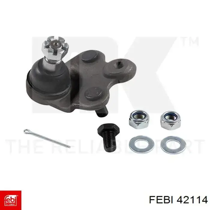 Rótula inferior de suspensión Febi 42114 precio, desde 18,98 EUR