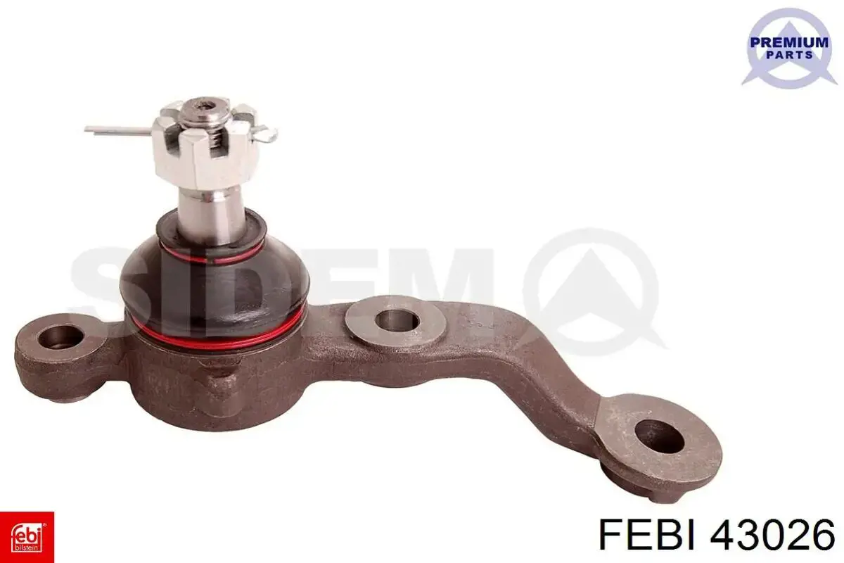 Rótula de suspensión inferior izquierda Febi 43026 precio, desde 34,63 EUR