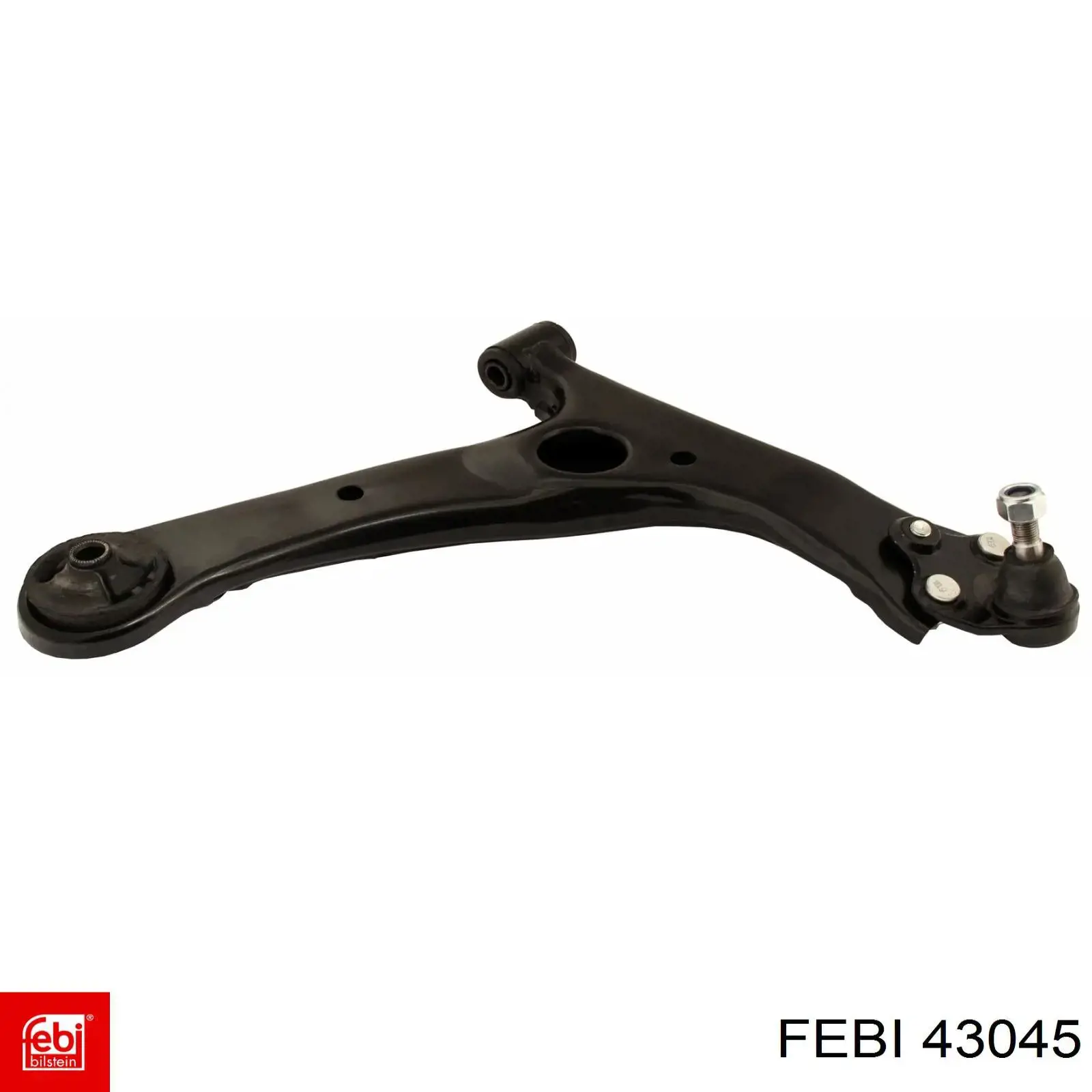 Brazo inferior derecho de la suspensión delantera 43045 Febi