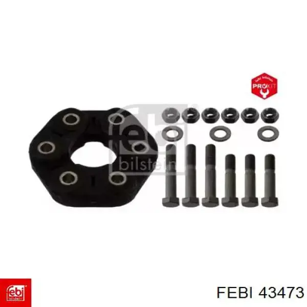 Acoplamiento elástico del cardán Febi 43473 precio, desde 32,46 EUR