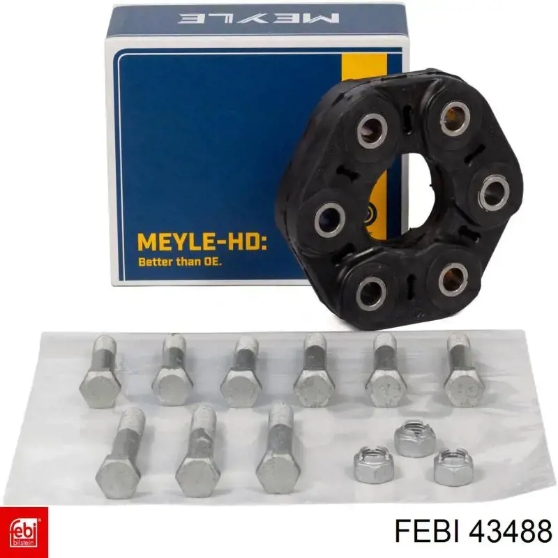 Acoplamiento elástico del cardán Febi 43488 precio, desde 115,52 EUR