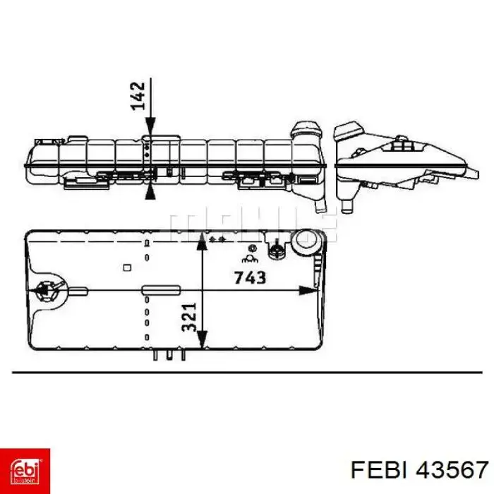 Comprar 43567 Febi Deposito expansion