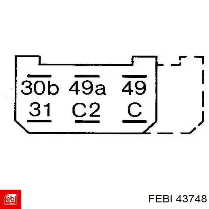 MFL36 Mahle Original Intermitente de espejo