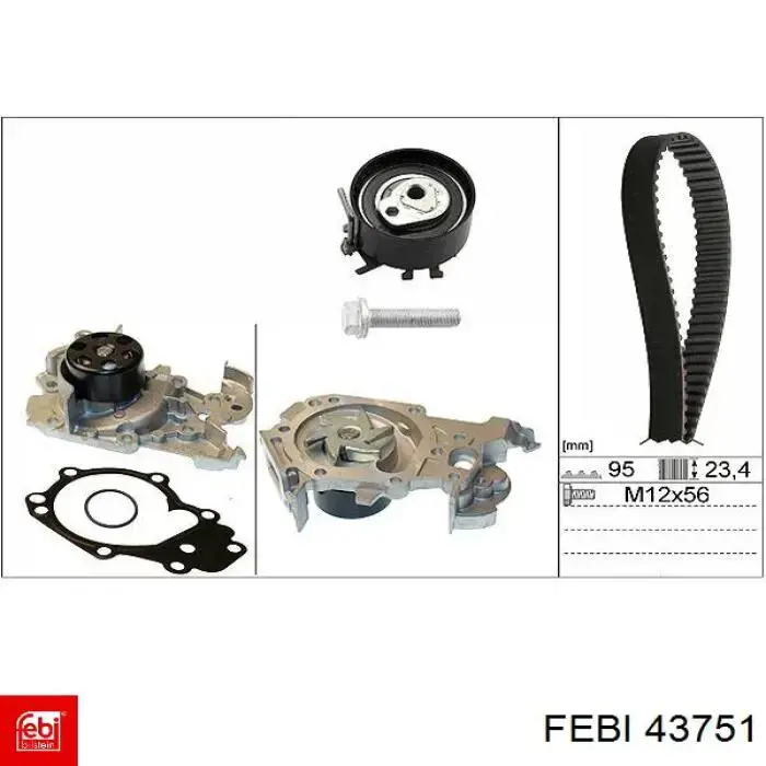 43751 Febi kit de distribución