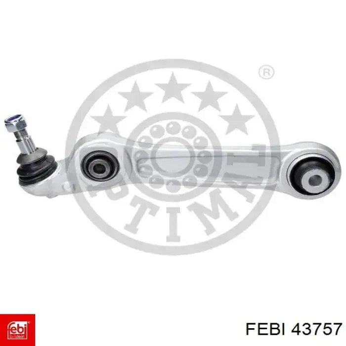 Brazo inferior izquierdo de la suspensión delantera Febi 43757 precio, desde 98,04 EUR