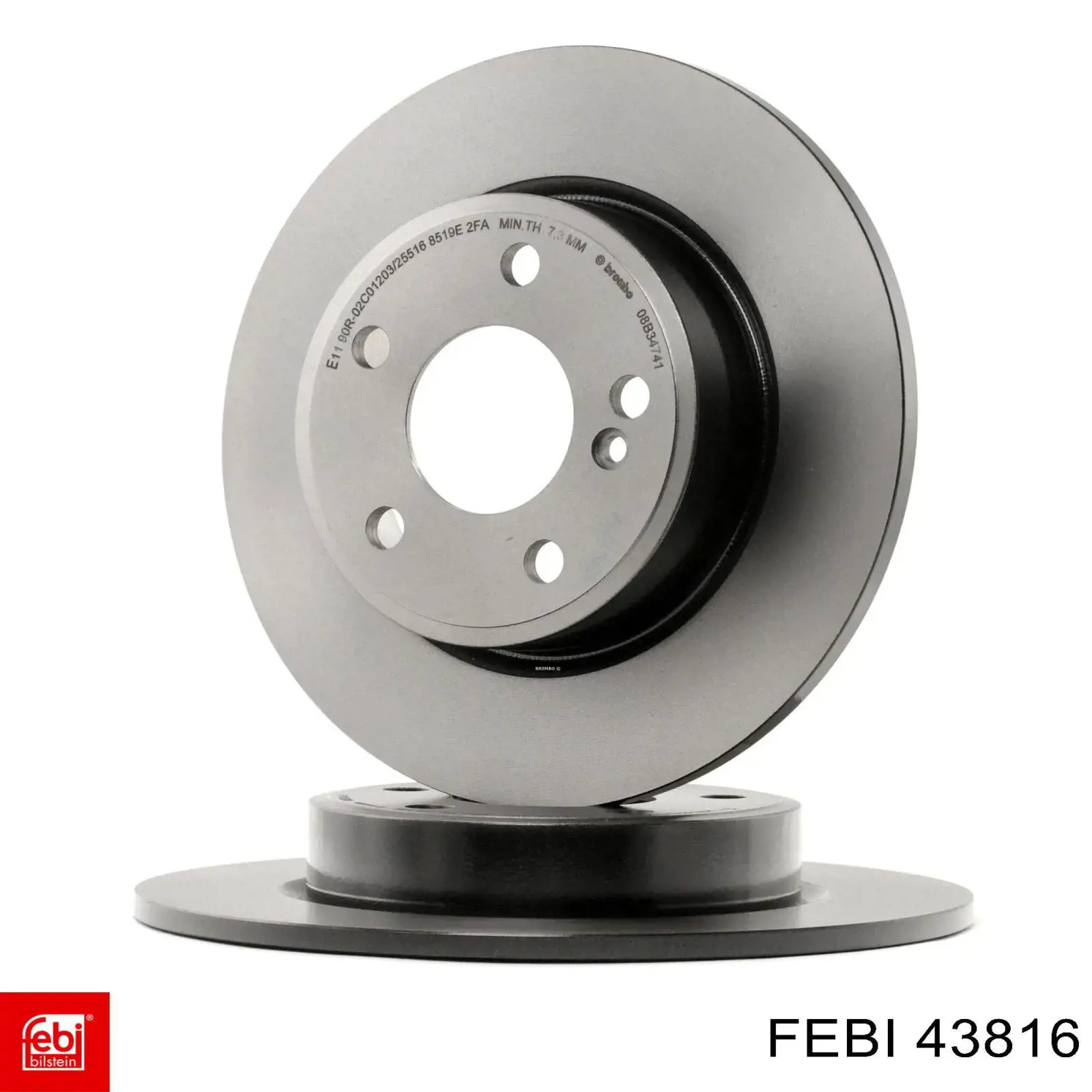 43816 Febi Freno de disco trasero