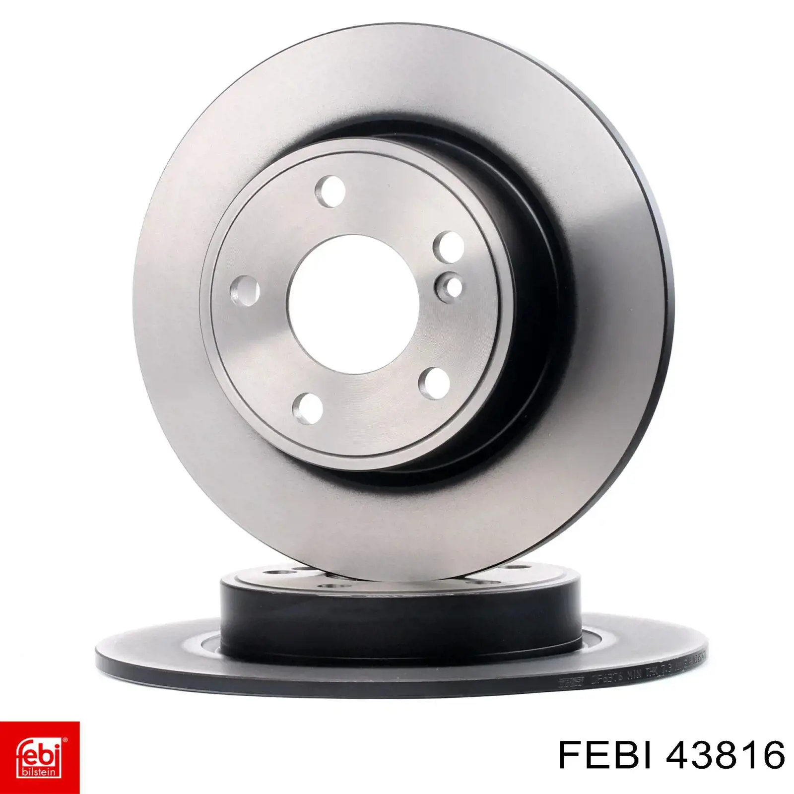 Disco de freno trasero Febi 43816 precio, desde 29,51 EUR