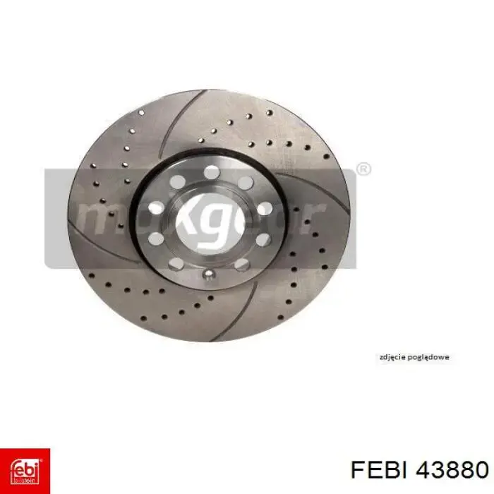 Comprar 43880 Febi Disco de freno trasero