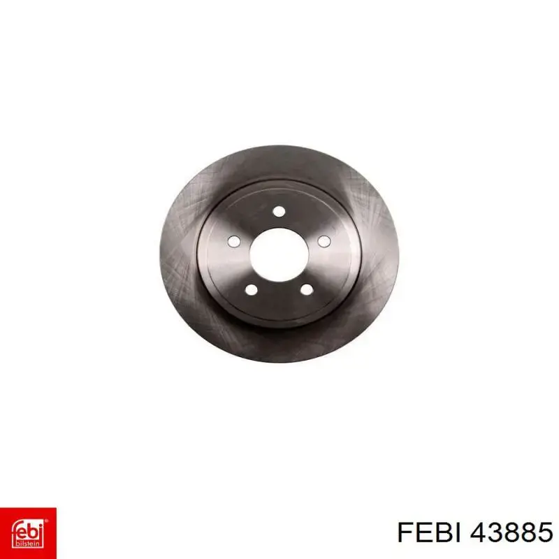 Comprar 43885 Febi Disco de freno trasero