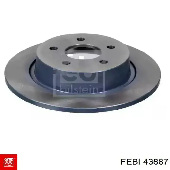 Comprar 43887 Febi Disco de freno trasero