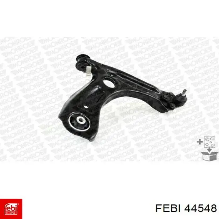 Brazo inferior derecho de la suspensión delantera Febi 44548 precio, desde 58,23 EUR