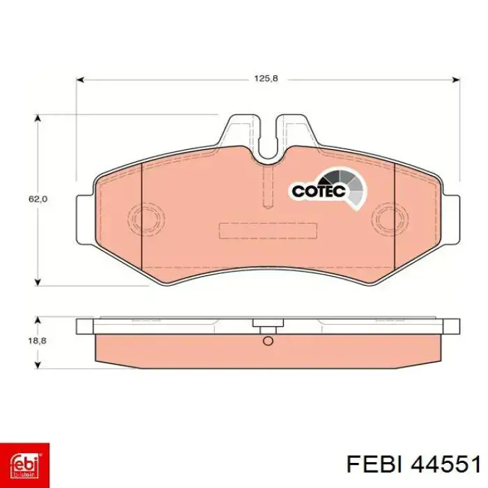 Comprar 44551 Febi Soporte de motor trasero