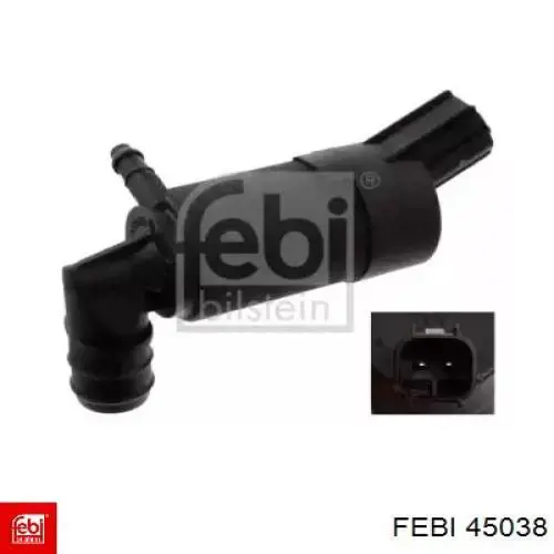 Bomba de agua limpiaparabrisas, delantera 1791580 Ford