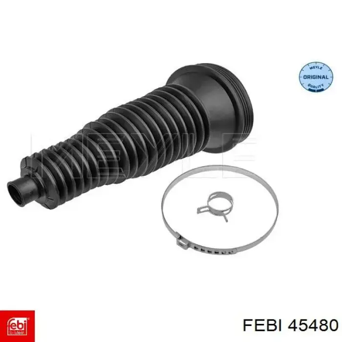 Guardapolvo de dirección derecho (cremallera) Febi 45480 precio, desde 6,31 EUR