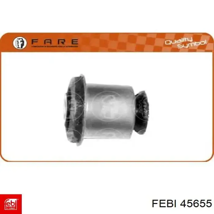 Silentblock del brazo superior de suspensión trasera 45655 Febi