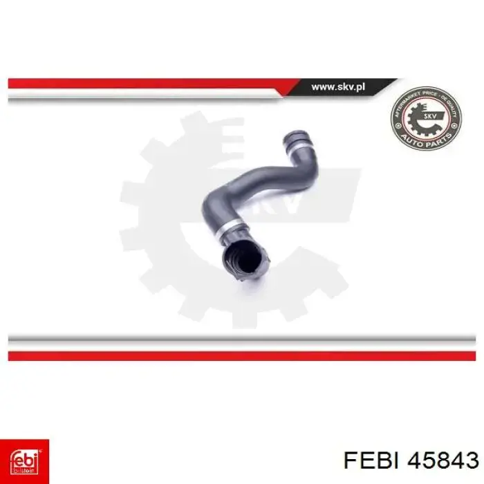 Manguera inferior del radiador Metalcaucho 03965