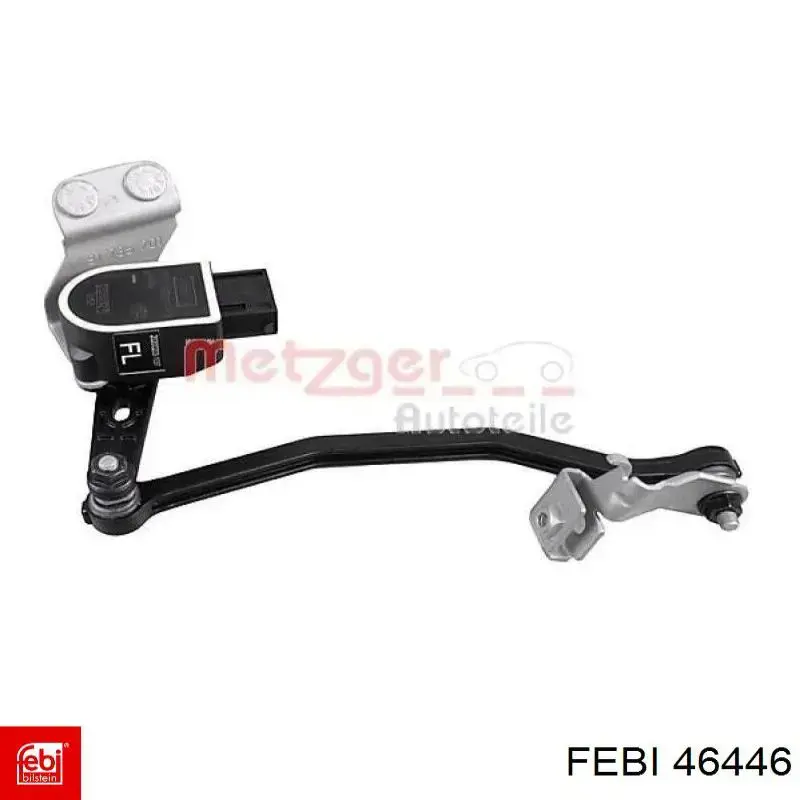 Sensor de nivel de carrocería trasero 46446 Febi