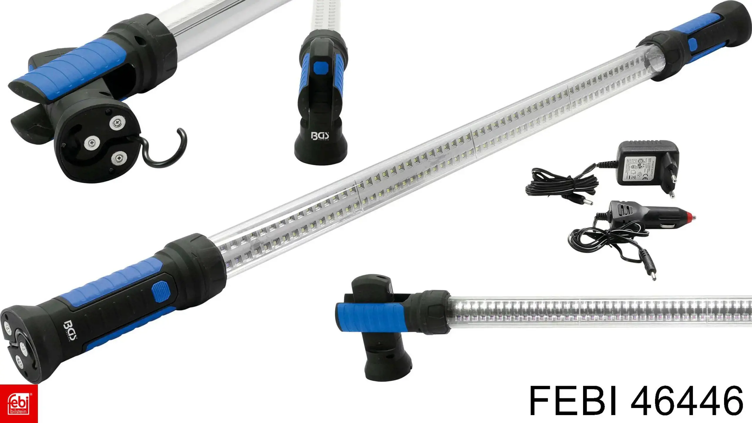 Sensor de nivel de carrocería trasero Febi 46446