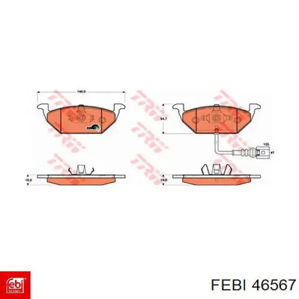 Manguera inferior del radiador Febi 46567 precio, desde 16,87 EUR